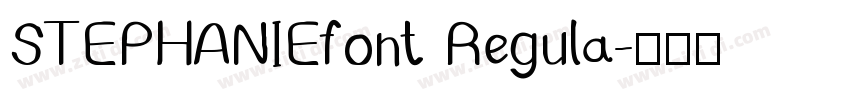 STEPHANIEfont Regula字体转换